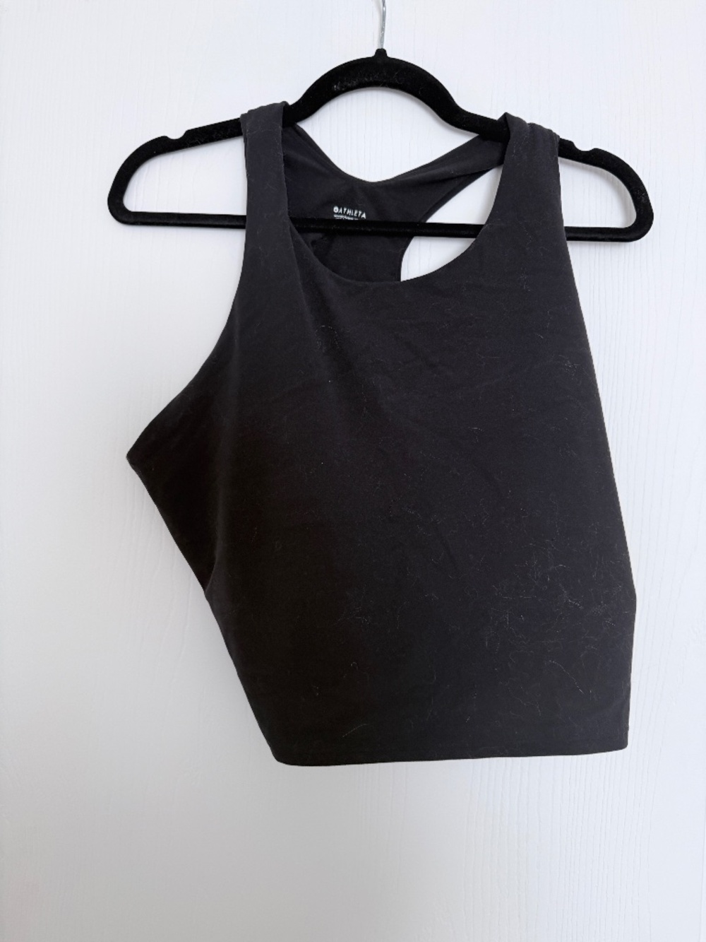 Athleta Conscious Crop D-DD Bra, Black, 2X
